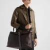 Bolso de piel napa con hebilla de Prada Bolso de piel napa con hebilla de Prada