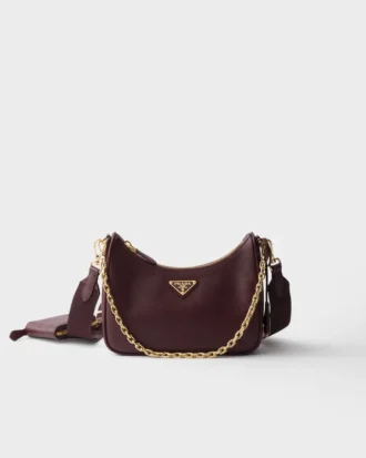 Bolso de piel Saffiano Prada Re-Edition 2005