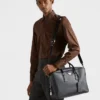 Bolso de trabajo de piel Saffiano Bolso de trabajo de piel Saffiano