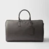 Bolso de viaje de piel Saffiano Bolso de viaje de piel Saffiano
