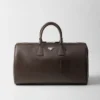 Bolso de viaje de piel Saffiano Bolso de viaje de piel Saffiano