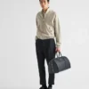 Bolso de viaje de piel Saffiano Bolso de viaje de piel Saffiano