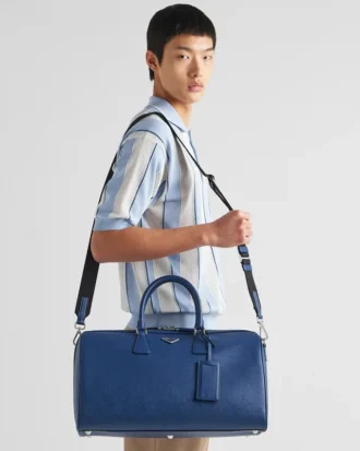 Bolso de viaje de piel Saffiano