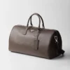 Bolso de viaje de piel Saffiano Bolso de viaje de piel Saffiano