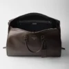 Bolso de viaje de piel Saffiano Bolso de viaje de piel Saffiano