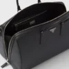Bolso de viaje de piel Saffiano Bolso de viaje de piel Saffiano