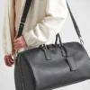 Bolso de viaje de piel Saffiano Bolso de viaje de piel Saffiano