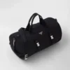 Bolso de viaje de Re-Nylon y piel Saffiano Bolso de viaje de Re-Nylon y piel Saffiano