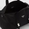 Bolso de viaje de Re-Nylon y piel Saffiano Bolso de viaje de Re-Nylon y piel Saffiano