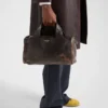 Bolso de viaje pequeño de piel napa Bolso de viaje pequeño de piel napa