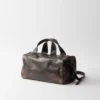 Bolso de viaje pequeño de piel napa Bolso de viaje pequeño de piel napa