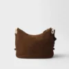 Bolso grande de ante Prada Fold Bolso grande de ante Prada Fold