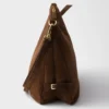 Bolso grande de ante Prada Fold Bolso grande de ante Prada Fold