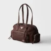 Bolso grande de asas con piel lavada Bolso grande de asas con piel lavada