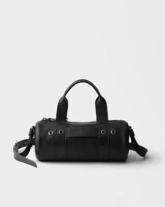 Bolso grande de cuero con asa superior Prada Route