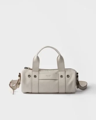 Bolso grande de cuero con asa superior Prada Route