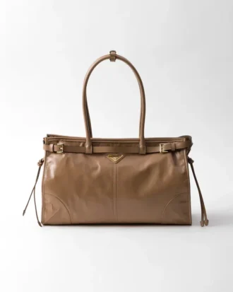 Bolso grande de cuero Prada Bonnie