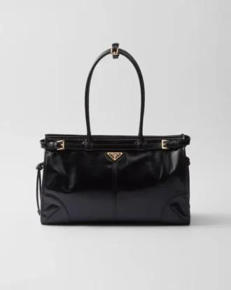 Bolso grande de cuero Prada Bonnie