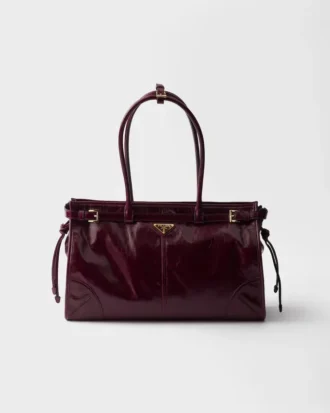 Bolso grande de cuero Prada Bonnie