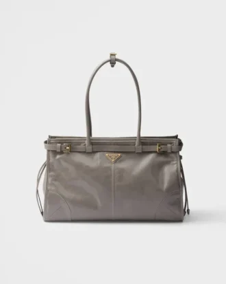 Bolso grande de cuero Prada Bonnie