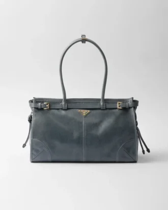 Bolso grande de cuero Prada Bonnie