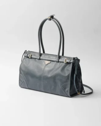 Bolso grande de cuero Prada Bonnie