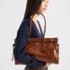 Bolso grande de cuero Prada Bonnie Bolso grande de cuero Prada Bonnie