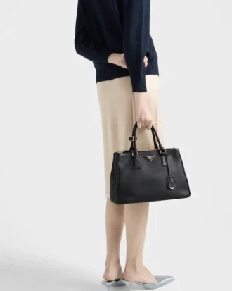 Bolso grande de cuero Prada Galleria