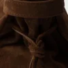 Bolso grande de gamuza Bonnie de Prada Bolso grande de gamuza Bonnie de Prada