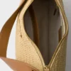Bolso grande de ganchillo y cuero Prada Aimae Bolso grande de ganchillo y cuero Prada Aimae