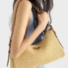 Bolso grande de ganchillo y cuero Prada Aimae Bolso grande de ganchillo y cuero Prada Aimae