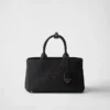 Bolso grande de lona de algodón Prada Jardiniare Bolso grande de lona de algodón Prada Jardiniare