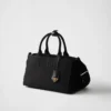 Bolso grande de lona de algodón Prada Jardiniare Bolso grande de lona de algodón Prada Jardiniare