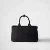 Bolso grande de lona de algodón Prada Jardiniare Bolso grande de lona de algodón Prada Jardiniare