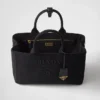 Bolso grande de lona de algodón Prada Jardiniare Bolso grande de lona de algodón Prada Jardiniare