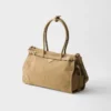 Bolso grande de piel de nubuck Bonnie de Prada Bolso grande de piel de nubuck Bonnie de Prada