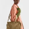 Bolso grande de piel de nubuck Bonnie de Prada Bolso grande de piel de nubuck Bonnie de Prada