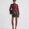 Bolso mediano de cuero con hebilla y cinturón de Prada Bolso mediano de cuero con hebilla y cinturón de Prada