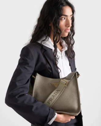 Bolso mediano de piel