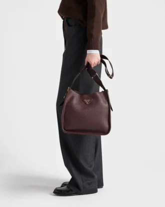 Bolso mediano de piel