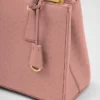 Bolso mediano de piel de avestruz Prada Galleria Bolso mediano de piel de avestruz Prada Galleria