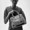 Bolso mediano de piel de cocodrilo Prada Galleria Bolso mediano de piel de cocodrilo Prada Galleria