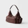 Bolso mediano de piel lavada Bolso mediano de piel lavada