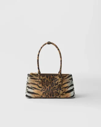 Bolso mediano Prada Galleria de piel Saffiano estampada