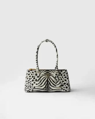 Bolso mediano Prada Galleria de piel Saffiano estampada