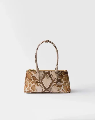Bolso mediano Prada Galleria de piel Saffiano estampada