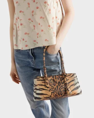 Bolso mediano Prada Galleria de piel Saffiano estampada