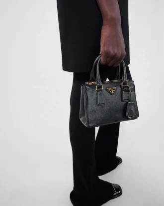 Bolso micro Prada Galleria de piel Saffiano Bolso micro Prada Galleria de piel Saffiano