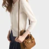 Bolso mini acolchado de Re-Nylon con lazo Bolso mini acolchado de Re-Nylon con lazo