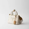 Bolso mini de mezcla de lino Prada Jardiniare Bolso mini de mezcla de lino Prada Jardiniare
